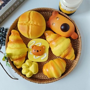 Wholesale Super Soft PU Foam Stress Bread Cake Ball Slow <b>Rebound</b> Squishy Toy Decompression Gift for Kids and Adults - Product Image 3