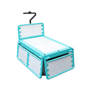 Chariot électrique à 4 grandes roues pour le sable, chariot à main, chariot de transport, chariot de décharge extérieur, chariot de plage robuste - Product Image 4