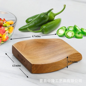 Reposacucharas de Madera Maciza, Rectangular, Ecológico, Soporte para Utensilios de Cocina, Base Grande para Cucharas - Product Image 2