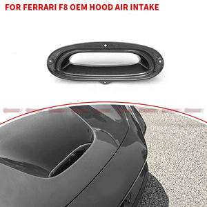 ช่องระบายอากาศฝากระโปรงหน้าคาร์บอนไฟเบอร์แห้งแบบ OEM สำหรับ Ferrari F8 รุ่นทดแทน ช่องลมเข้าฝากระโปรง ลดราคาพิเศษ - Product Image 4