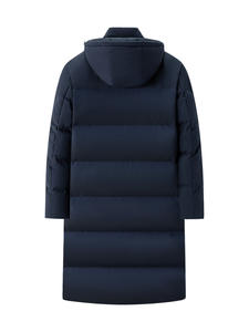 Veste d'entraînement de football antistatique pour hommes et femmes manteau d'hiver long au genou en coton rembourré imprimé LOGO épaissi <span class=keywords><strong>sport</strong></span> teint en plaine - Product Image 4