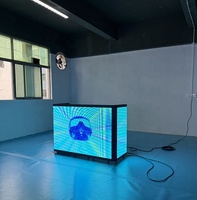 Cabina de DJ Portátil Personalizada para Escenarios Exteriores, Mesa de DJ Plegable con Pantalla LED