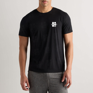 T-shirt de sport ample pour homme en laine mérinos ultra-douce 180 g/m² avec impression personnalisée en silicone de haute qualité et absorption de l'humidité - Product Image 4
