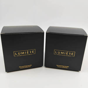 Customized New Design Embossed Luxury Recycled Cardboard Candle & Perfume Gift Packaging <b>Box</b> Matt Lamination High-end Finish - Product Image 6
