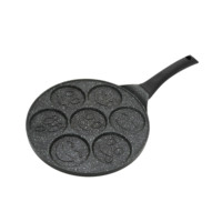Mini poêle à crêpes à 7 trous, vente d'usine