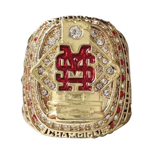 Anillo de los Cincinnati Bengals, <span class=keywords><strong>Campeones</strong></span> del AFC 2021, con Zirconia Cúbica, Logotipo 'B', Joyería Coleccionable para Fanáticos del Fútbol Americano de la NFL - Product Image 1