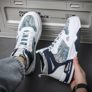 Chaussures de sport montantes en toile pour hommes, respirantes et légères, idéales pour la course et la marche décontractée, parfaites pour les adolescents - Product Image 4