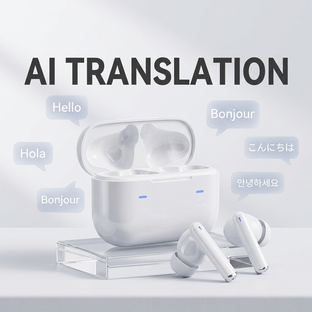 2026 New in Ear Wireless Earbuds IPX4 Waterproof ANC Noise Cancelling HiFi Bass Long Battery case for European Market