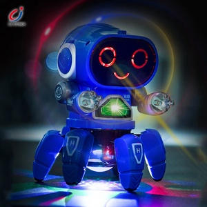 <span class=keywords><strong>Robot</strong></span> <span class=keywords><strong>interactif</strong></span> amusant Chengji, dessin animé éducatif avec éclairage et musique, <span class=keywords><strong>robot</strong></span> marcheur à six griffes fonctionnant sur piles pour enfants - Product Image 4