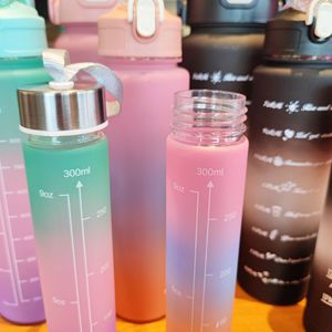 Three Piece Set 2L Dual Drink Plastic Water Bottle With Straw Sports Travel Cup Gift - Product Image 4