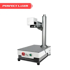20W Galvo Scanner Tabletop Mini Intelligent Stainless Steel Aluminium Copper Plastic Fiber Laser Marking Engraving Machine price