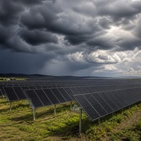 Système de montage pour ferme solaire, structure de support au sol pour panneaux photovoltaïques à grande échelle, kit d'installation de panneaux solaires durable