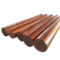 Barre ronde en cuivre rouge sans oxygène C10100, pureté 99 %, laminée à froid
