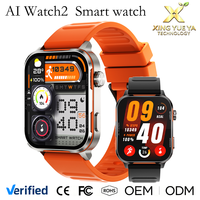 Jam Tangan Pintar AI Watch 2 GPS Sport dengan Pelacakan Rute, Kompas, SOS, Oksigen, Suhu, Monitor Detak Jantung, Layar AMOLED 1,99 inci, IP68, ChatGPT