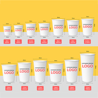 Gobelet en papier noir à double paroi biodégradable et écologique avec logo personnalisé, impression par estampage à chaud pour café à emporter