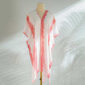 Copricostume da Spiaggia Tie-Dye per Donna, Nuovo Modello 2026, Kimono Boho Aperto sul Davanti, Sexy e Comodo - Product Image 5