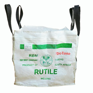 4 bucles de esquina cruzados abiertos grandes para bloques de construcción bolsa de tonelada resistente de residuos de riesgo biológico amarillo plástico - Product Image 3