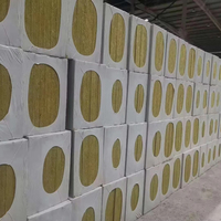 Panneau d'isolation thermique en laine de roche, laine minérale économique pour mur-rideau, fournisseur de laine de roche