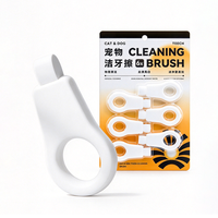 Stylo Nettoyant Dentaire pour Animaux au Parfum Frais, Outil en Plastique pour l'Élimination du Tartre et de la Plaque Dentaire, Accessoire de Blanchiment des Dents pour Chiens et Chats
