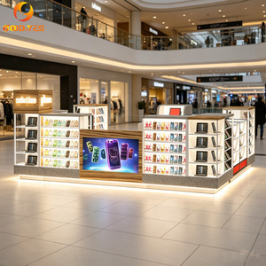 Mostrador <span class=keywords><strong>de</strong></span> Diseño Interior Moderno y Elegante con Iluminación LED <span class=keywords><strong>para</strong></span> Tienda <span class=keywords><strong>de</strong></span> Teléfonos Móviles, Kiosco Resistente <span class=keywords><strong>para</strong></span> Centros Comerciales - Product Image 5