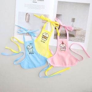 ผ้ากันเปื้อนสุนัขลายสัตว์น่ารัก สีเหลือง ฟ้า ชมพู ผ้าโพลีเอสเตอร์ สำหรับสุนัขตัวเล็ก ป้องกันความหนาวเย็น - Product Image 2