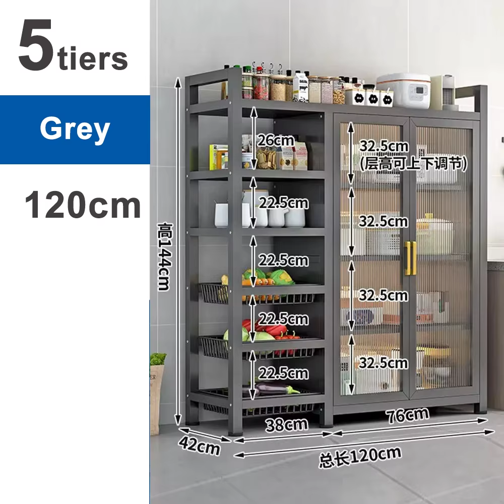 Gris/5 niveaux--120cm