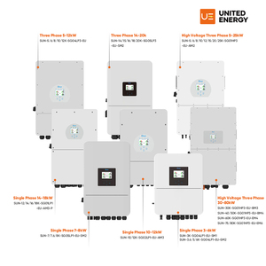 สำหรับใช้ในบ้าน 220Vac ระบบไฮบริดพลังงานแสงอาทิตย์ 7kW 8kW 10kW ระบบ MPPT คู่ รองรับแบตเตอรี่แรงดันต่ำ 50Hz เอาต์พุตเดี่ยว IP65 - Product Image 1