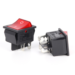 Best Verkopende Kcd1 Serie Tuimelschakelaar 250vac 16a T100 55 Blauw Led On-Off Functie Gecertificeerd Cqc Kunststof Max Spanning 12V Max 20a - Product Image 5