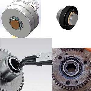 65MN Steel Stainless E-Type <b>Split</b> <b>Ring</b> Snap <b>Ring</b> Spring Multi-Specification Industrial Application - Product Image 2