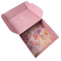 Boîte d'expédition en carton ondulé écologique personnalisée, imprimée en couleur, pour l'emballage de cadeaux