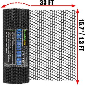 GardenNow <b>Plastic</b> Chicken Wire <b>Mesh</b> 15.7 X 33Ft Hexagonal Fencing For Gardening Construction - Product Image 2