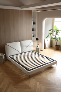 Mới Nhất Thiết Kế Giường Da Nền Tảng Bọc Châu Âu Giường Sang Trọng Khung Vua Kích Thước Mới Thiết Kế Bedroomsets - Product Image 6