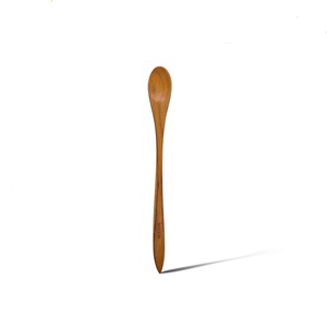 Cuillère longue en bois de teck Rosela, écologique et naturelle, sans peinture ni vernis, sans danger pour les aliments, certifiée Halal, personnalisable, pour mélanger (OEM) - Product Image 1