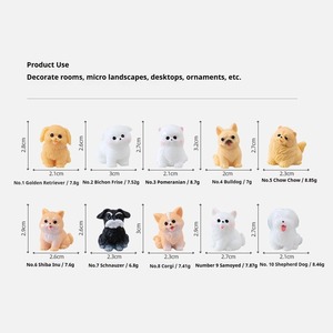 Graziosi Cabochon in Resina 3D a Forma <span class=keywords><strong>di</strong></span> Cane in Miniatura per Creazione <span class=keywords><strong>di</strong></span> Gioielli Blind Box e Decorazioni per Case delle Bambole - Product Image 2