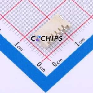 HCZZ0323-5 Wire-to-Board Pin Header SMD,P=1.5mm,Horizontal Mount Connector 1x5P 1.5mm Horizontal Mount ZH - Product Image 2