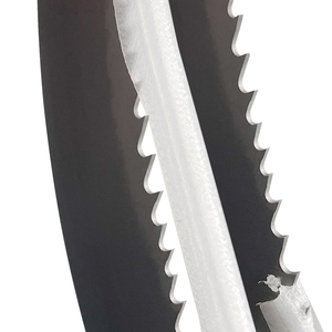 Lama per sega bimetallica ad alte prestazioni M42 93 "<span class=keywords><strong>X</strong></span> 3/<span class=keywords><strong>4</strong></span>" <span class=keywords><strong>X</strong></span> 8/12tpi a nastro bimetallico industriale per taglio legno - Product Image 5