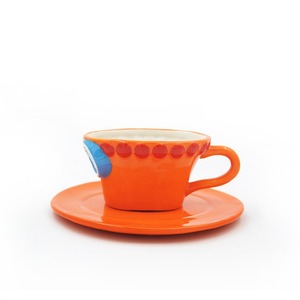 Tazza e Piattino in Ceramica Bianca con Personaggi Anime <span class=keywords><strong>One</strong></span> <span class=keywords><strong>Piece</strong></span> Luffy, Set Creativo per Coppie, Decorazione per la Casa - Product Image 3