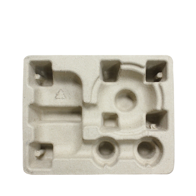 Professional Customized Eco-Friendly Transportation Packaging Pulp Box Wet Pressed White Paper Rack Biodegradable Shipping