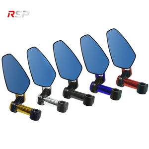Nouveaux rétroviseurs <span class=keywords><strong>de</strong></span> moto pliables CNC, en alliage d'aluminium, verre bleu, grand angle, réglables, universels, <span class=keywords><strong>guidon</strong></span> <span class=keywords><strong>de</strong></span> 22 mm - Product Image 5