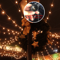 Produits très vendus, ampoules LED, lumières de Noël, lumières en bande E27, décoration de vacances pour la décoration extérieure