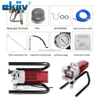 Petite Machine de Pulvérisation Airless Haute Pression 800W Professionnelle Pistolet à Peinture Airless Outil de Peinture