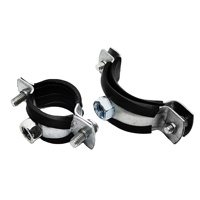 Collier de serrage métrique anti-vibration en métal et caoutchouc, étanche et robuste, pour conduites d'eau