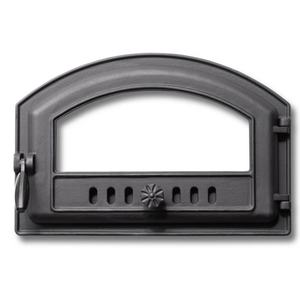 <span class=keywords><strong>Puerta</strong></span> de Horno de Hierro Fundido con Vidrio para Estufa de Leñ<span class=keywords><strong>a</strong></span> o Horno de Ladrillo - Product Image 1