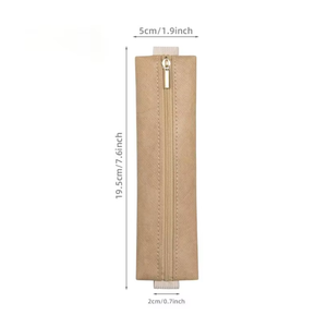 Porte-<span class=keywords><strong>stylo</strong></span> A5 à bande élastique ajustable <span class=keywords><strong>DuPont</strong></span> Paper Materials Leather Pen Sleeve Journal Waterproof Pencil Case - Product Image 6