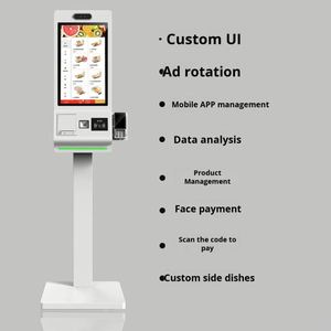 Tout-en-un 21.5 pouces vertical Self-Service Touch Unmanned Cash Register IP65 Digital Signage for Order Machine - Product Image 4