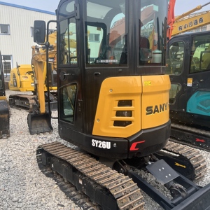 Mini-excavatrice Sany SY16C de 1,75 tonne, excavatrice compacte à chenilles rétractables, moteur Yanmar, micro-excavatrice fiable, prête à être expédiée - Product Image 4