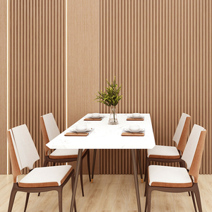 Revêtement mural en bambou décoratif de conception moderne léger pour plafond, matériau composite bois-plastique de 195 mm, clic externe - Product Image 6