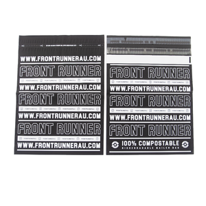 D2W Easy Tear Stripe 100% Biodegradable Custom <span class=keywords><strong>Poly</strong></span> Mailer Doble sello Embalaje de plástico Correo Bolsa de envío para ropa - Product Image 1