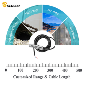 Capteur de <span class=keywords><strong>niveau</strong></span> de liquide <span class=keywords><strong>2M</strong></span> 3M 5M, alimentation DC24V, sortie 4-20mA 0-10V 0-3.3V RS485, transmetteur submersible - Product Image 2