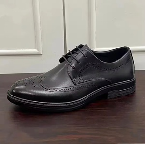 Chaussures habillées pour hommes en cuir véritable, imperméables, antidérapantes, légères, à bout fermé, style Evergreen, pour le bureau et les mariages - Product Image 4